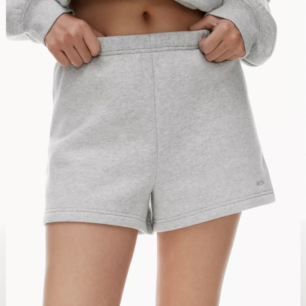 Aritzia Light Gray Athletic Sweat Shorts